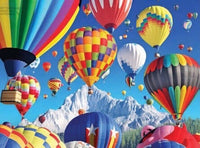 Diamond Painting Kit Full Drill Round Hot Air Balloons