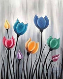 Diamond Painting Kit Full Drill Square Tulips