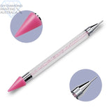Diamond Painting Accessory Dual End Pen With Decorative Crystal Body