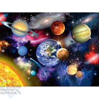 Diamond Painting Kit Full Drill Square Space Planets Scene